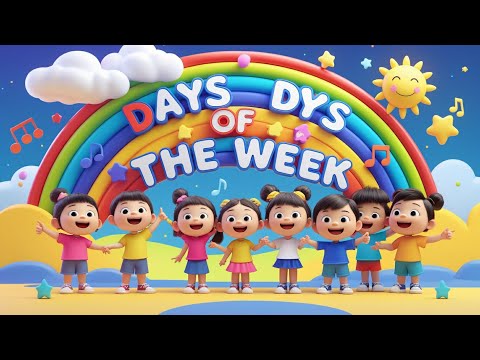 Days of the Week Song for Kids | Learn the 7 Days | Fun & Educational Nursery Rhyme