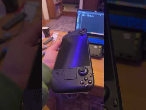 Steam Deck Backplate after SSD clone