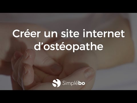 Créer un site internet d'Ostéopathe avec Simplébo