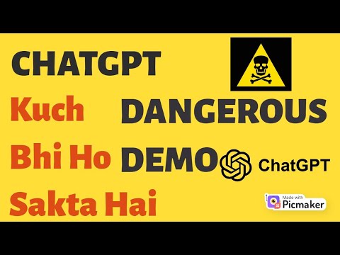 ChatGPT is very dangerous, Demo dekh kar hairaan ho jaoge | ChatGPT | OpenAI | GPT-4