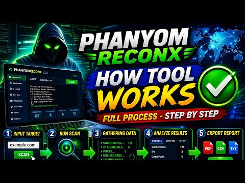 🚀 PhantomReconX | Advanced Recon Tool #shorts #cybersecurity #ethicalhacking #tools  #explore #viral