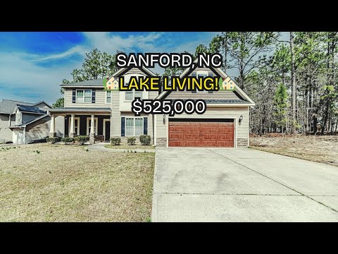 🏡 Carolina Lakes Home Tour | Lake Living Near Ft. Bragg for Military PCS & Families!🌊
