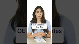OET Writing Case Notes | Pro-Tip! #oet