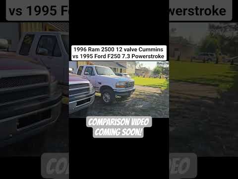 Two of the Best Diesel Trucks Ever! #diesel #cummins #ford #dodge #powerstroke
