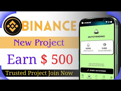 Vooi New Telegram Mining by Binance | Vooi App New Mining App | BINANCE New Mining App | Yusuf guide