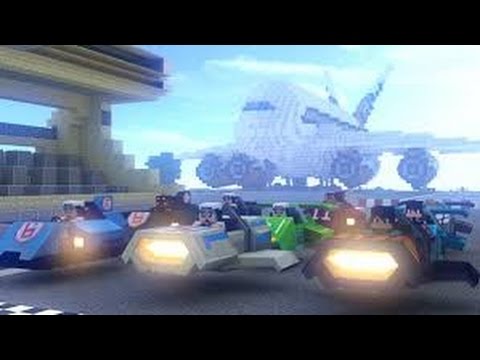Minecraft Turbo Kart Racers - Mario Kart !