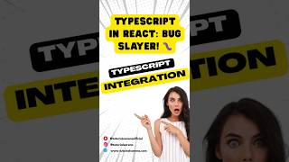 Why Use TypeScript with React? | Catch Bugs Early with Static Typing! #reactjs  #shorts #shortsvideo