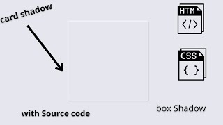 how to use box shadow in html and css | card shadow in html and css | education Analysist