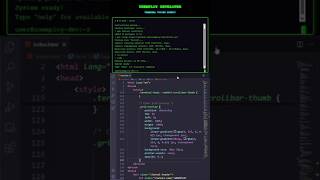 This Terminal Effect Will HACK Your Viewers' Attention (CSS + JS)  #coding #frontend #webdesign