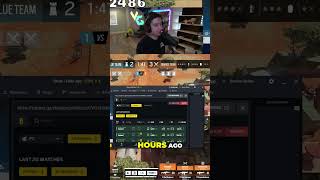 Rainbow Six Siege Cheater Exposed: Watch His Stats Fluctuate! #shorts