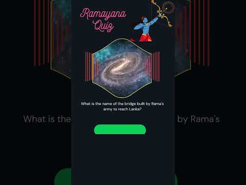 Ramayana Quiz - Know your Epics series