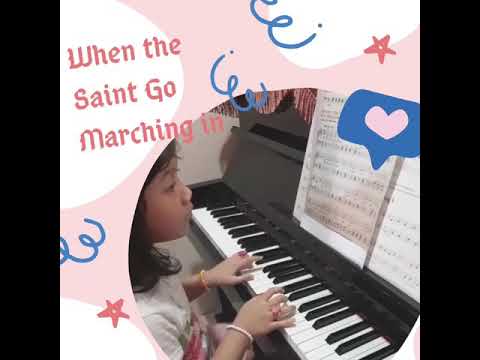 When the Saint Go Marching in instruments - piano kids
