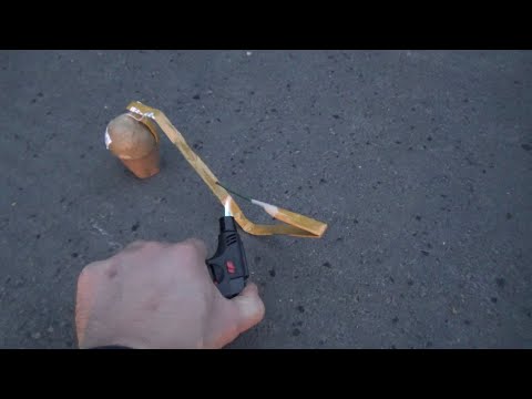 2,5 inch titanium salute shell op de grond 