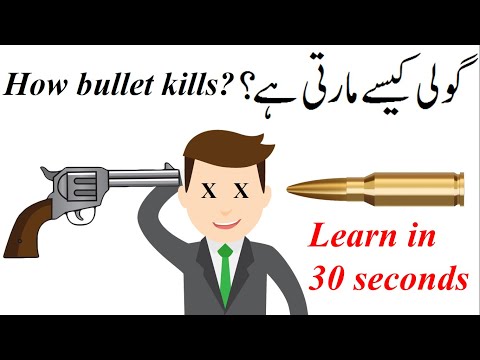 how bullet kill human? how bullet kills a person animation? how bullet kill you? why bullets kill?
