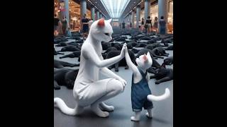 Cat shoping video and fiteing video #catfiteing #catvideos #cat #cat2025 #catshortvideo