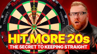 Hit MORE 20s in Darts | 5 Tips to STOP hitting 1s & 5s