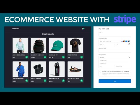 Ecommerce Website With Stripe Payment Using HTML CSS JavaScript And Node JS Express