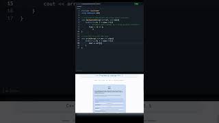 C++ task 3 pointers and arrays #shorts  #coding #computerscience #c  #all #python #frontendcourse