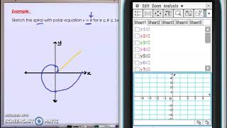 VCE Specialist Maths - Graphing - 8a of 8 - spiral with and without technology
