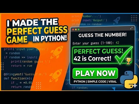 🔥 I Made a Mind-Blowing Guess Game in Python 🐍 | Code with Gamerz #21