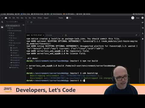 AWS: Developers Let's Code Ep06 | Serverless Apps with CDK
