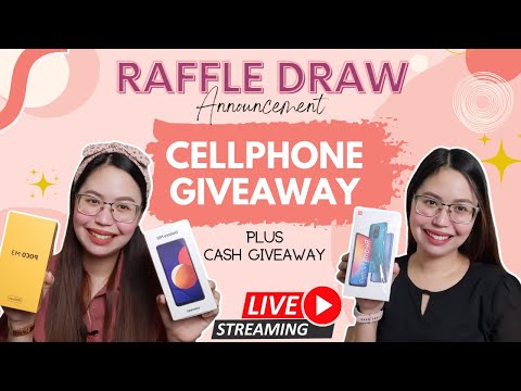 CELLPHONE GIVEAWAY RAFFLE DRAW ANNOUNCEMENT