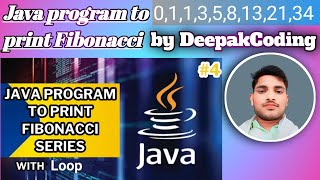 Java program to print Fibonacci series #java @Deepakcoding