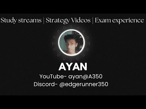 STUDY STREAM DAY 3|GRADE 11