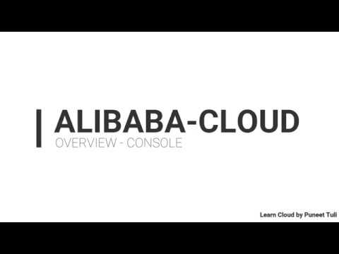 ALIBABA CLOUD   CONSOLE OVERVIEW
