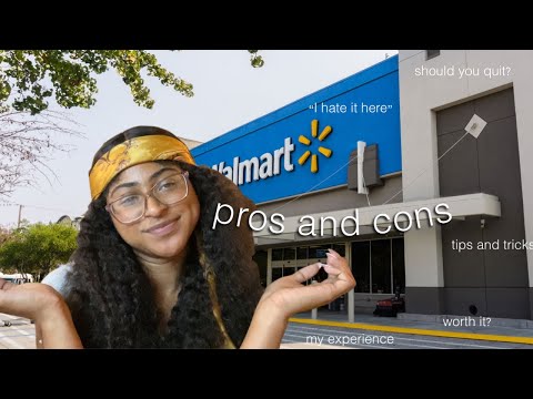 my experience working at Walmart // pros and cons, tips and tricks, etc. 