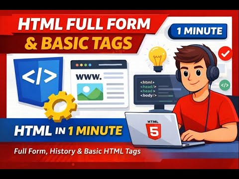 HTML Full Form, History & Basic Tags | Tech Pro Coding