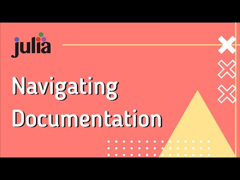 Julia: Navigating Documentation