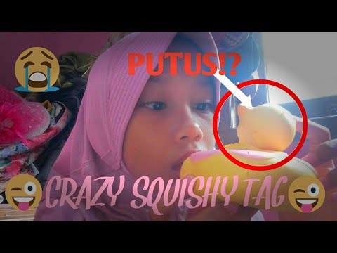 Kepala squishy nya putus!? CRAZY SQUISHY TAG Cr: Verent Law&Calista