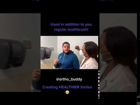 Round of applause for using your #orthobuddy to clean your #braces #shorts