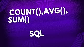 Aggregate Functions Part-2 | SQL Tutorial | Learn dotnet