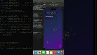 🦋 Butterfly Garden Animation in#flutter #flutterdeveloper #flutterdev #animation #coding #programmer