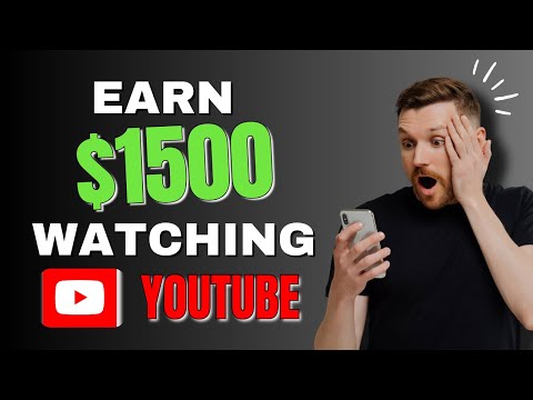 Make Money Watching YouTube Videos 2024 (+$1500/Month)