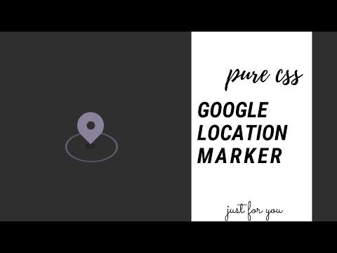 Location Marker Animation/effect Using HTML & CSS || HTML5 & CSS3 TUTS