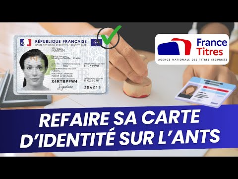 Comment refaire sa carte d'identité sur le site de l'ANTS | Tutoriel complet France Titres