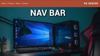 Responsive Nav Bar Using Flexbox | HTML & CSS Beginner Tutorial