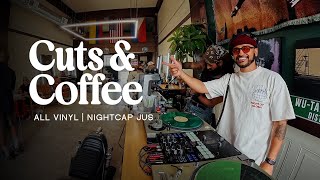 Cuts & Coffee ep 2 | ALL VINYL (R&B Soul, Funk, 90s 00s) ft NIGHTCAP JUS