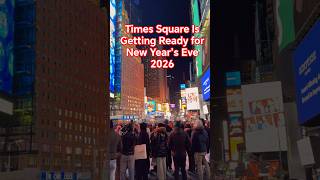 Times Square Is Getting Ready for New Year’s Eve 2026 — Massive Celebrations Begin 🎉 #nyc2026 #nyc