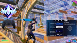 *NEW* BEST Controller SETTINGS + Sensitivity in Chapter 7 Season 1 🎮 ( Fortnite Reload Gameplay)