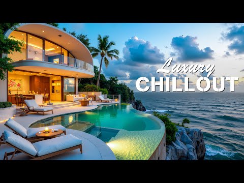Luxury Chillout by the Ocean 🌊 Background Music for Relaxing Moments | Sunset Villa Lounge