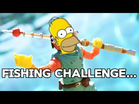 I completed the Fishing Challenge in the BRAND NEW SIMPSONS SEASON!