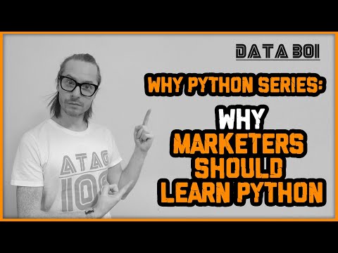 Why Marketers Should Learn Python