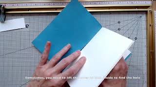 "Sewn Chains: Chain with Anchor" Sewing from Keith Smith’s “1–2– & 3–Section Sewings”