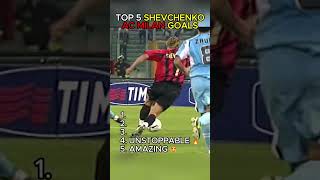 Top 5 Shevchenko AC Milan Goals 🔴⚫⚽