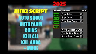 🔥MM2 script + Farm Coins + Kill all + Auto shoot + More