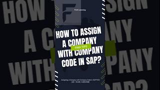Assigning company code with company-SAPFICO #sapfico #saptutorialsforbegginers #companycreation #sap